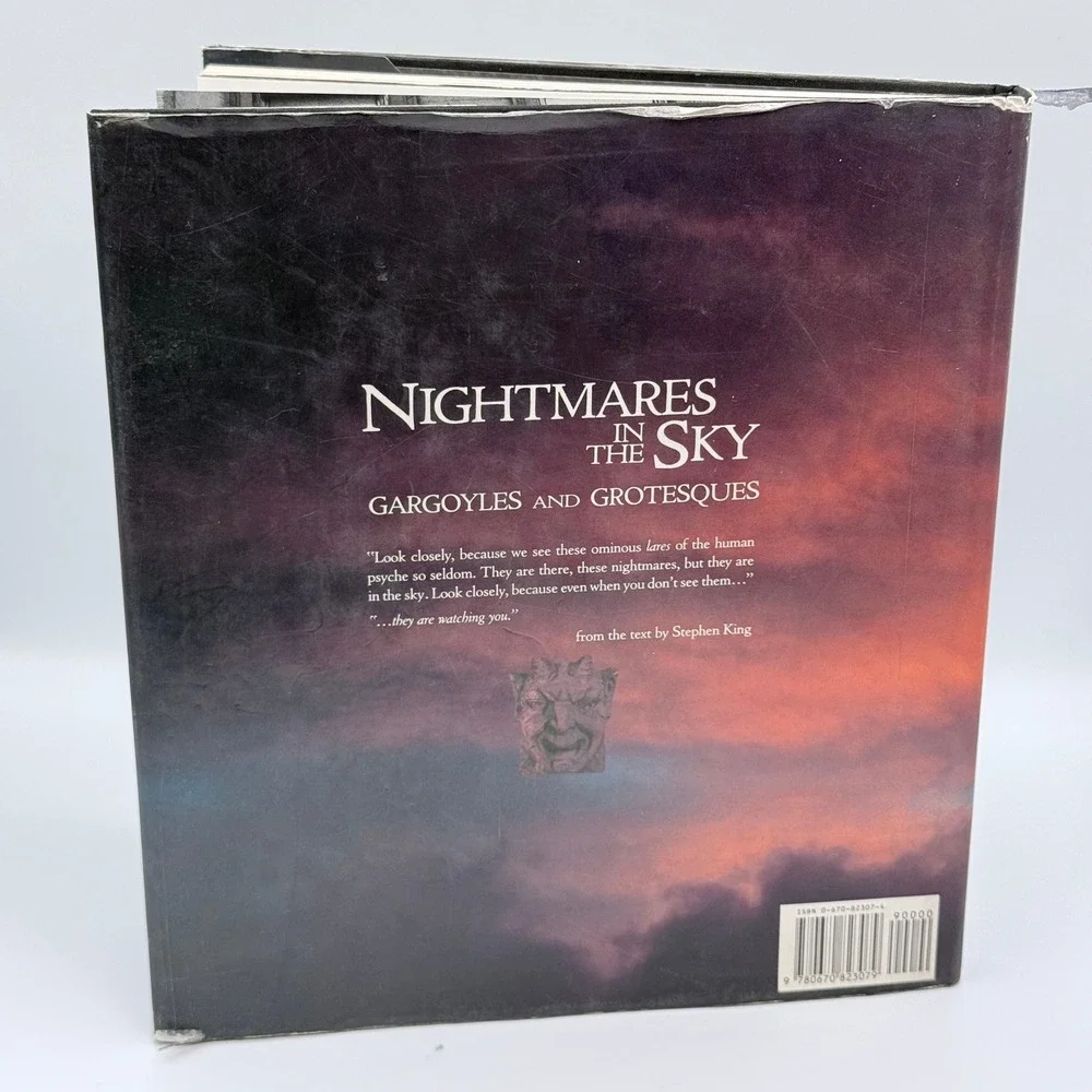 Nightmares in the Sky Stephen King f-stop Fitzgerald 1988 1st Ed Gargoyles Book